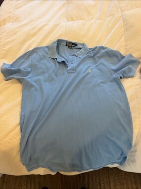 Polo by Ralph Lauren Sky Blue Short-Sleeve Piqué Polo